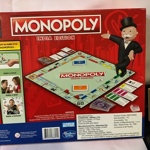 Hasbro Monopoly board game India Edition - Picture 4 of 16